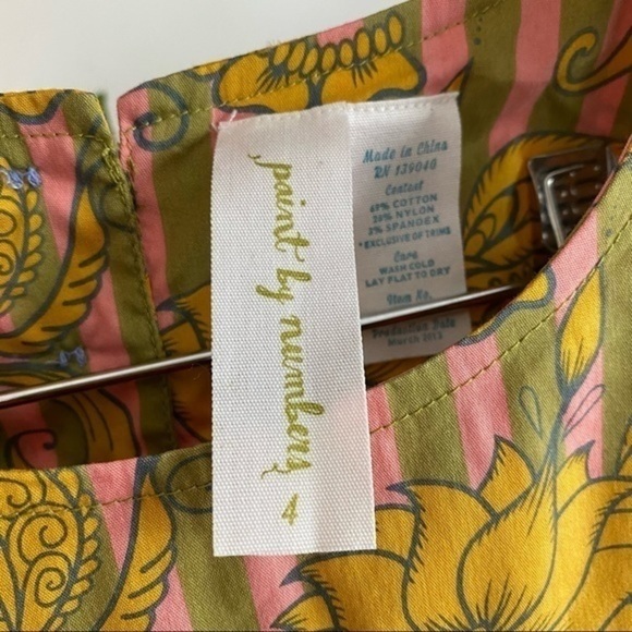 Matilda Jane Paint By Numbers Jester Red Shasta Bubble Top mixed floral print - Picture 16 of 16